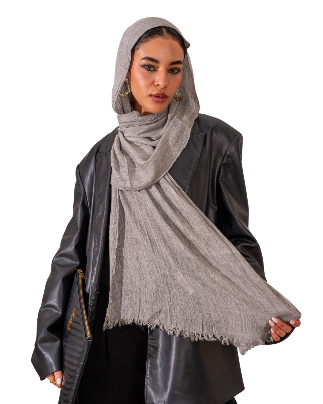 Linen Scarf - Dark Beige