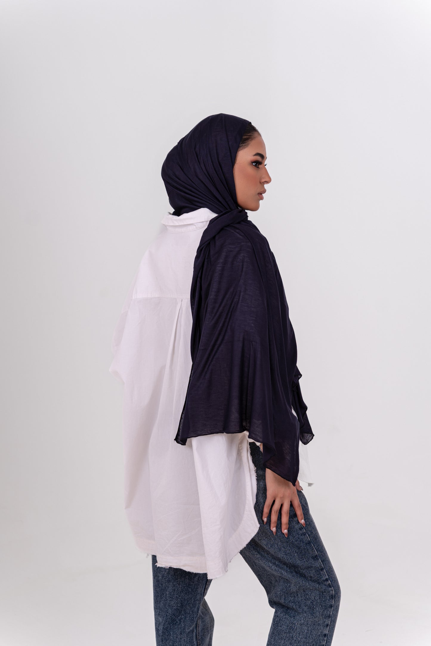 Cotton Lycra - Dark Navy