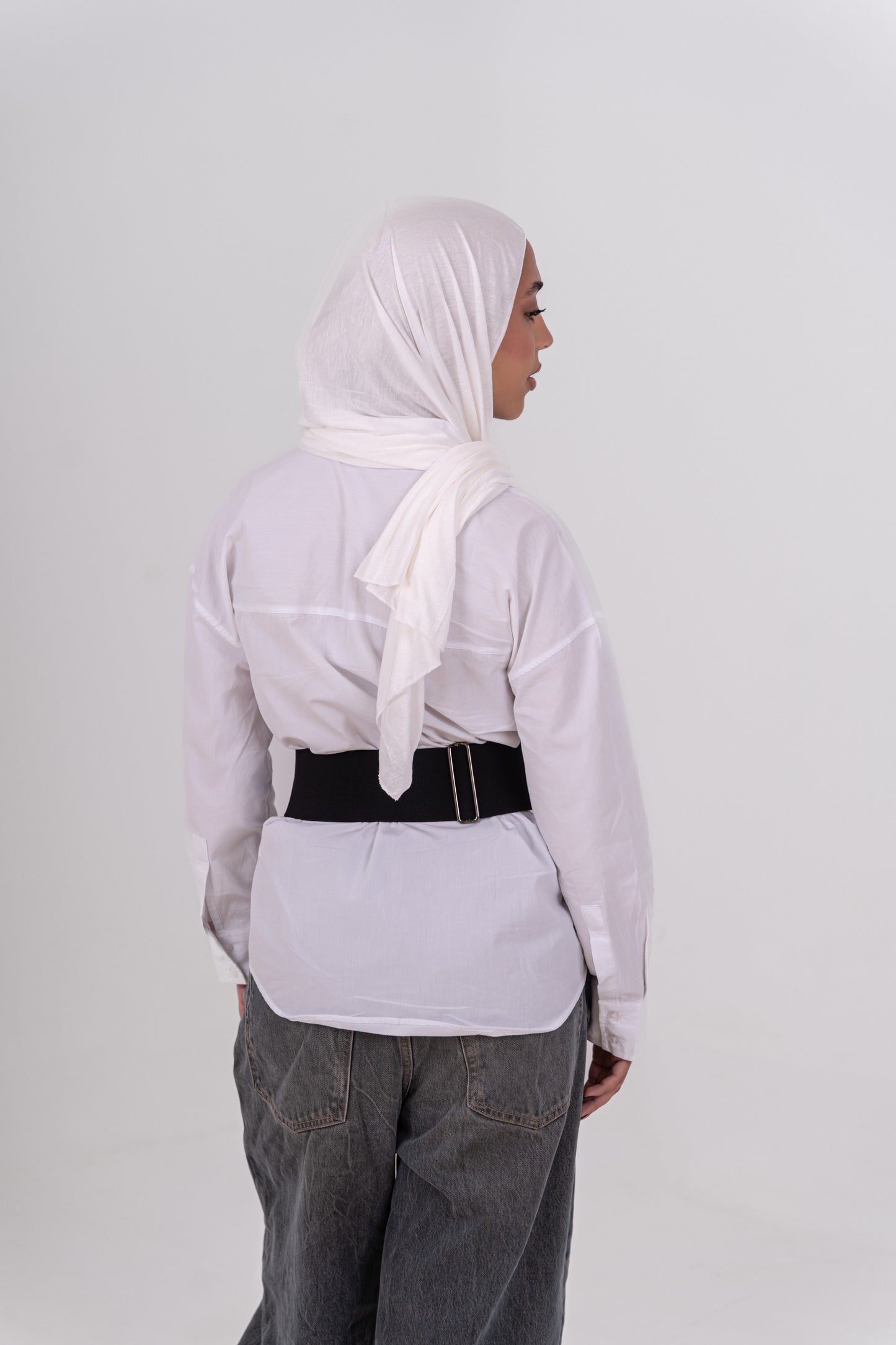 Cotton Lycra - Off White