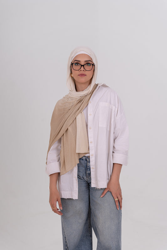 Ombré - Off White x Light Beige